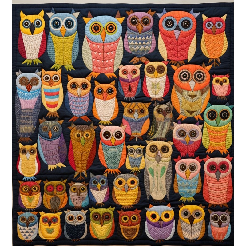 Owls BL9112391 Quilt Blanket