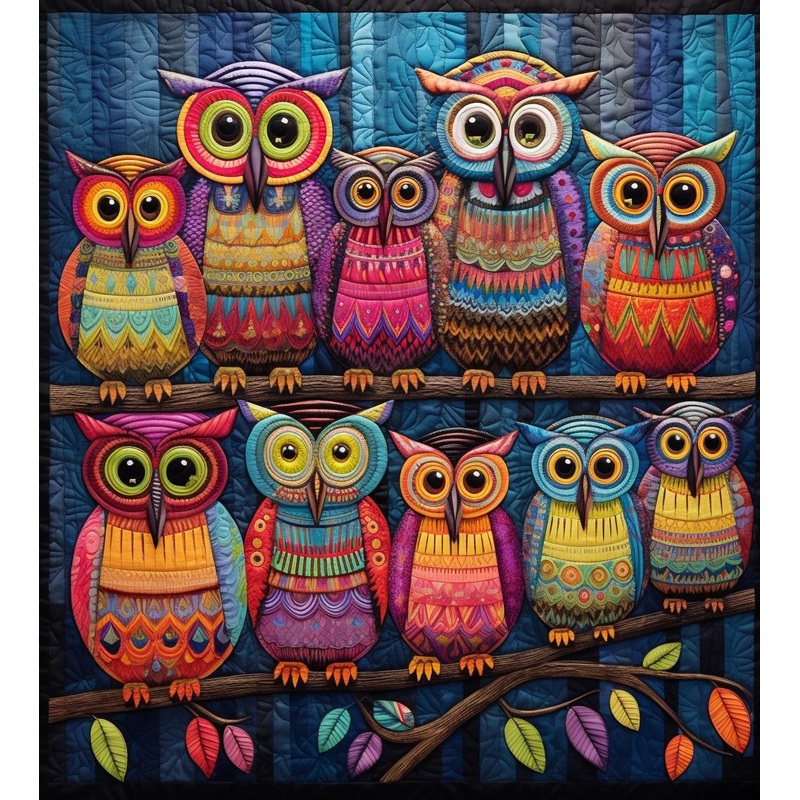 Owls BL9112392 Quilt Blanket