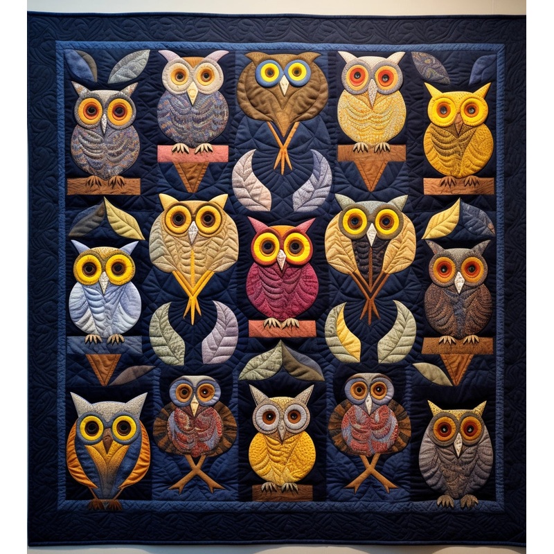 Owls BL9112395 Quilt Blanket