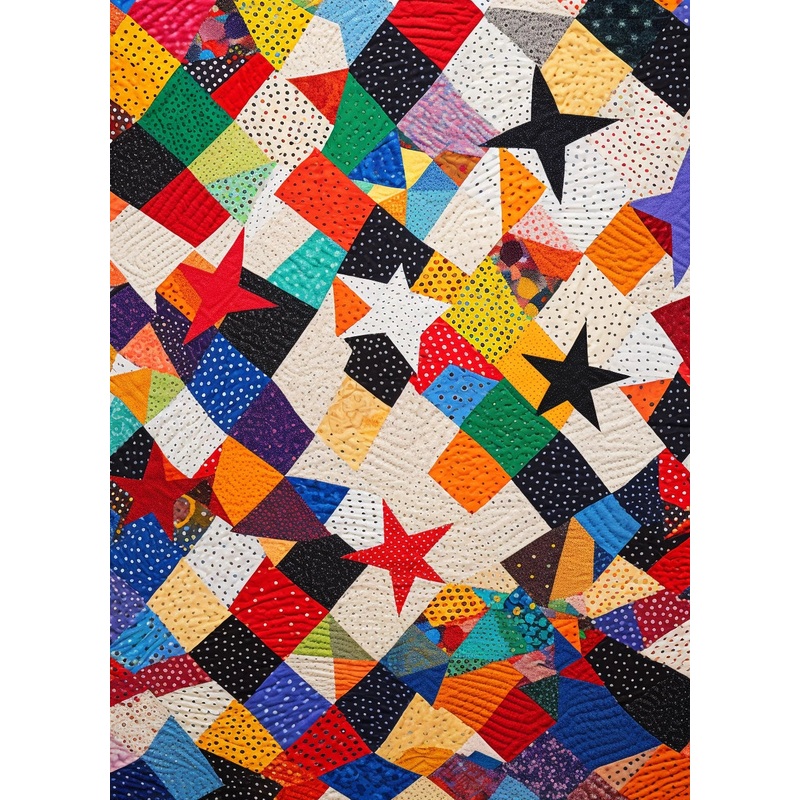 Patchwork Star BL11112308 Quilt Blanket