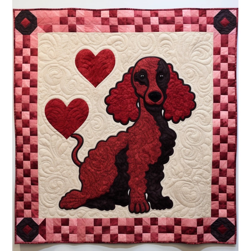 Poodle BL11112323 Quilt Blanket