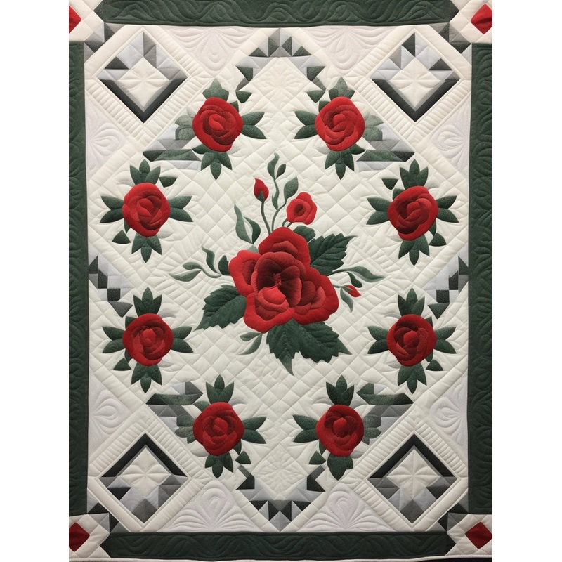 Rose BL10112337 Quilt Blanket