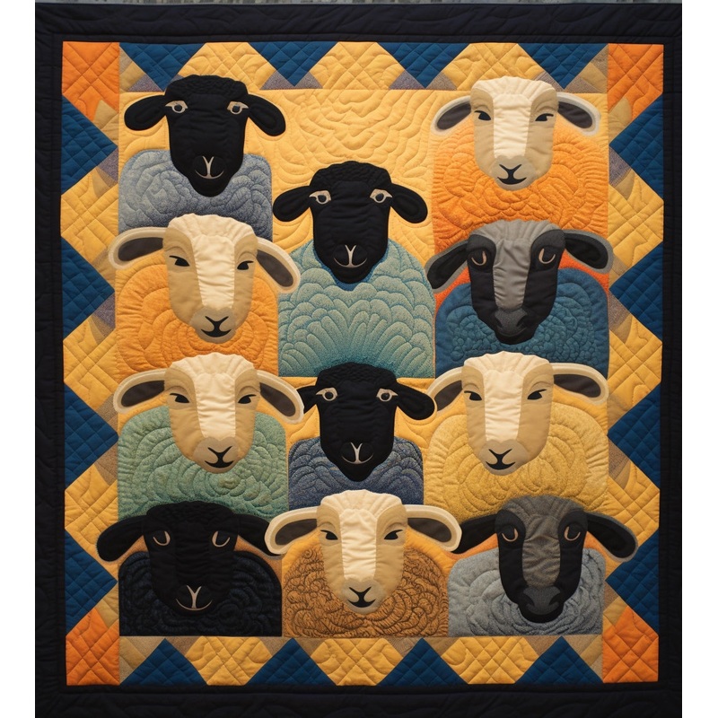 Sheep BL10112311 Quilt Blanket
