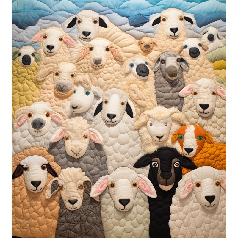 Sheep BL10112313 Quilt Blanket