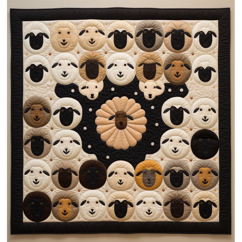 Sheep BL10112317 Quilt Blanket
