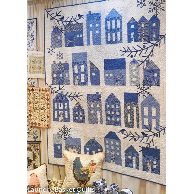 Blue Houses CLA15112338 Quilt Blanket
