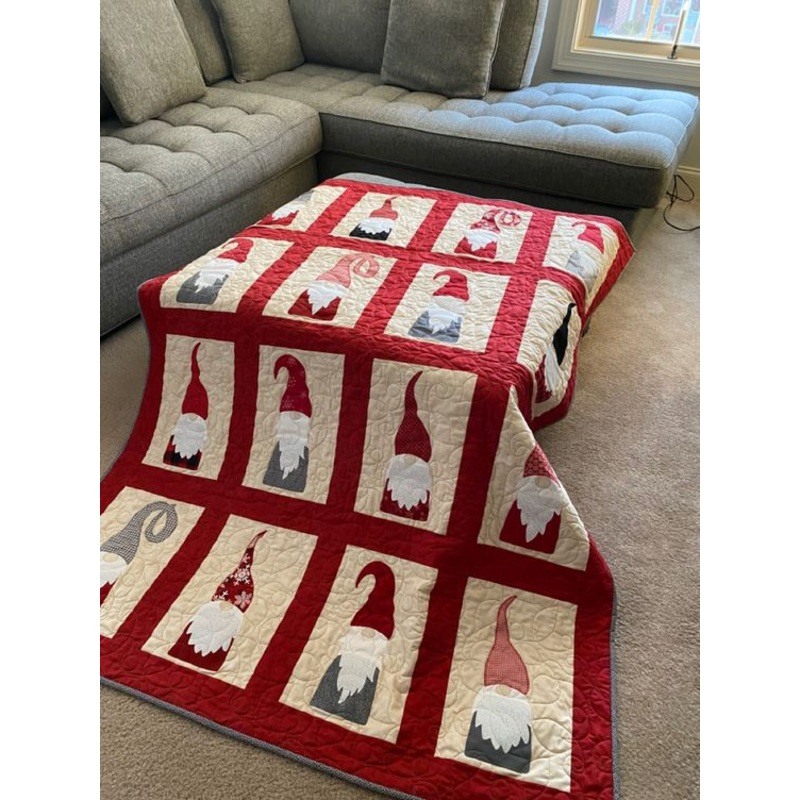 Christmas Gnome CLA15112337 Quilt Blanket