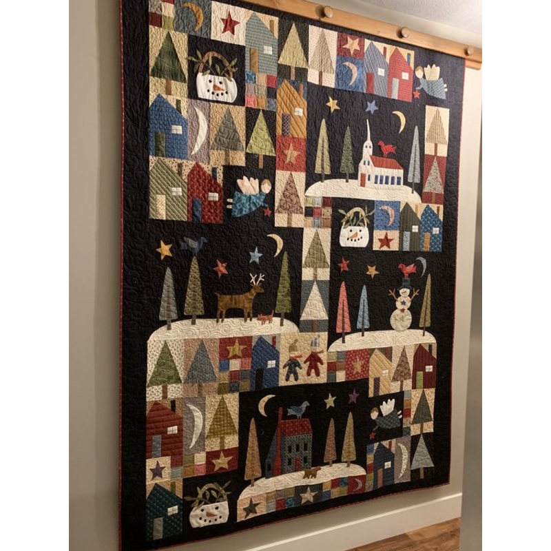 Christmas Village CLA15112340 Quilt Blanket