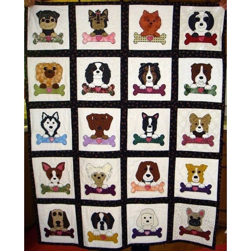 Dogs CLA15112327 Quilt Blanket