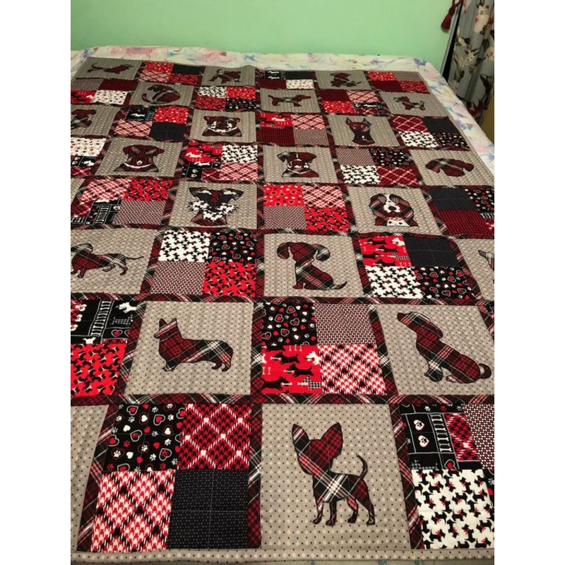 Dogs CLA15112328 Quilt Blanket