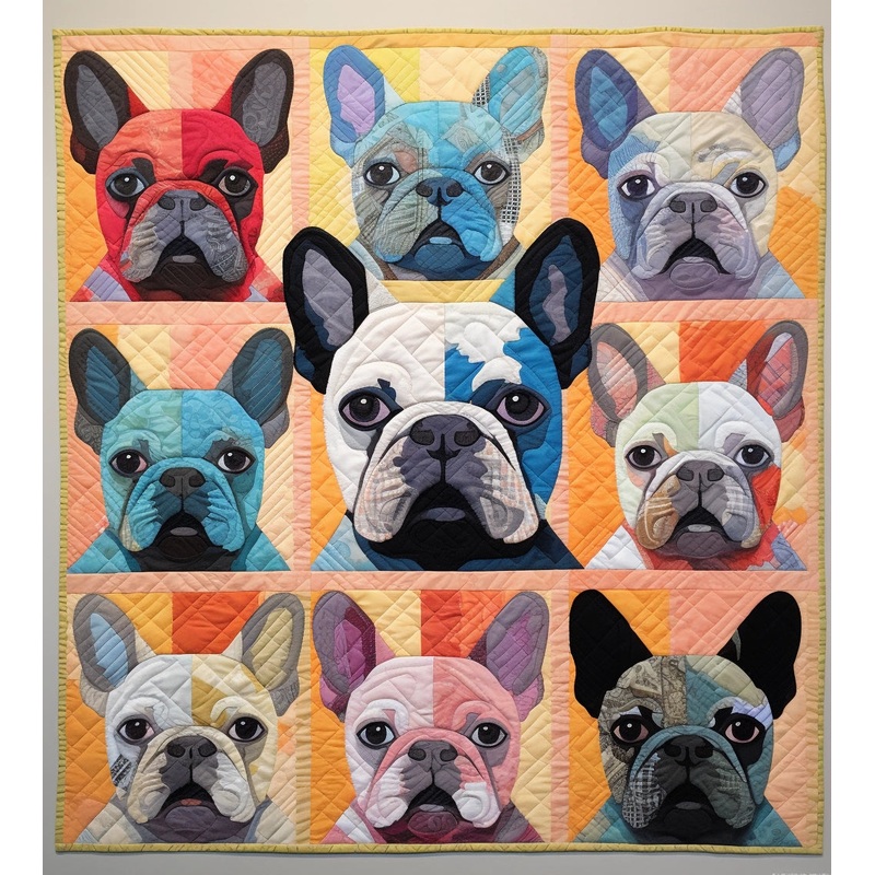 French Bulldog TAI13112358 Quilt Blanket