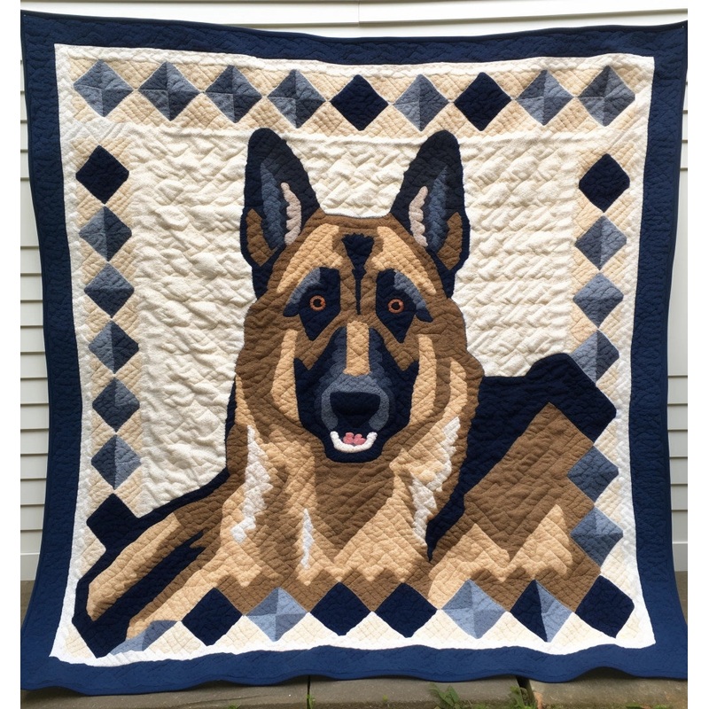 German Shepherd TAI14112301 Quilt Blanket