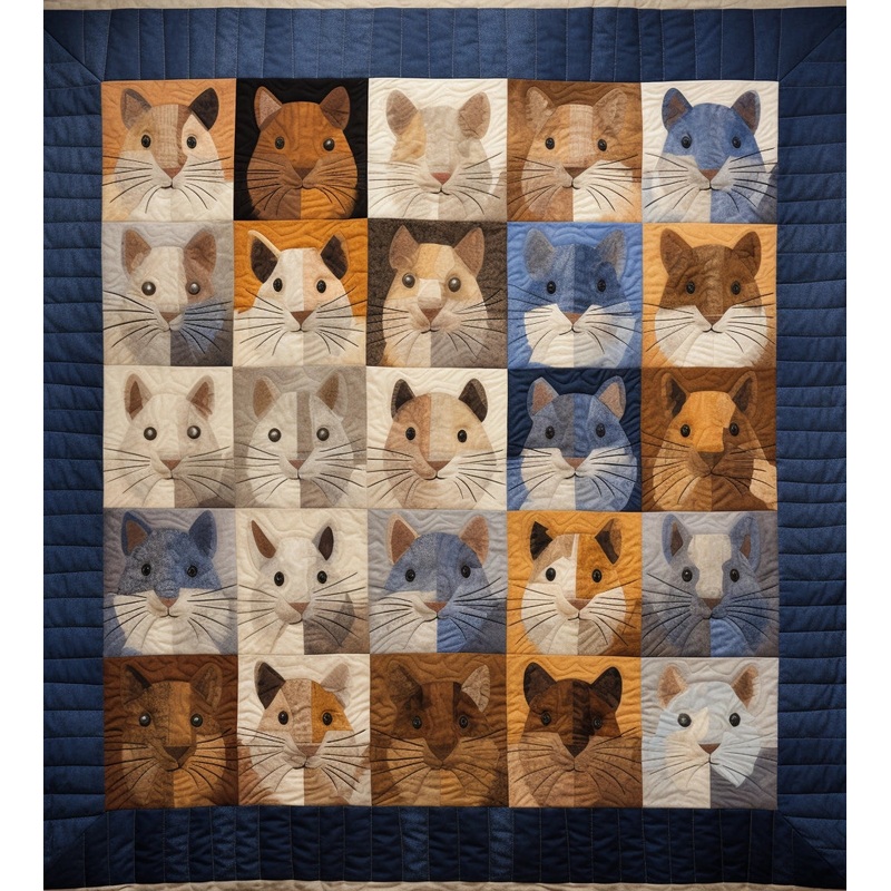 Guinea Pig TAI13112307 Quilt Blanket