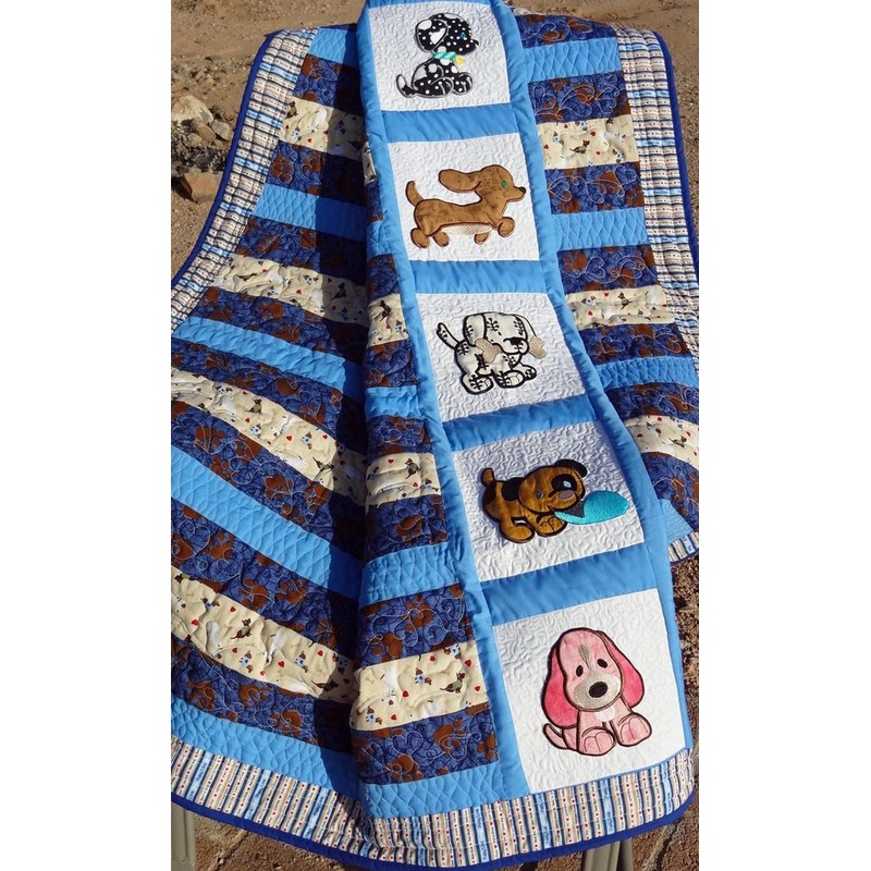 Puppy CLA15112334 Quilt Blanket