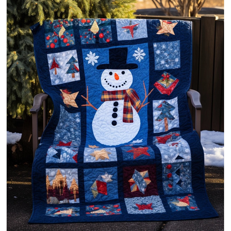 Snowman TAI14112315 Quilt Blanket