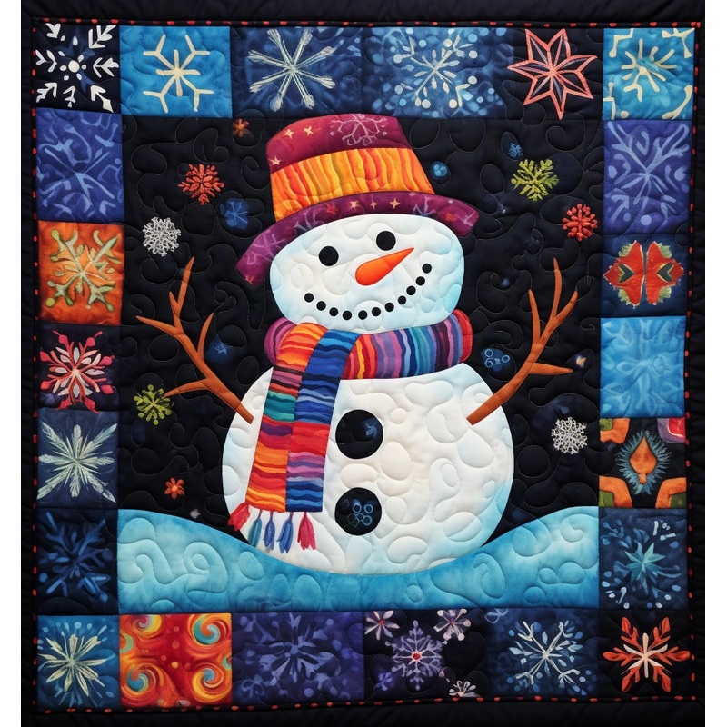 Snowman TAI14112317 Quilt Blanket