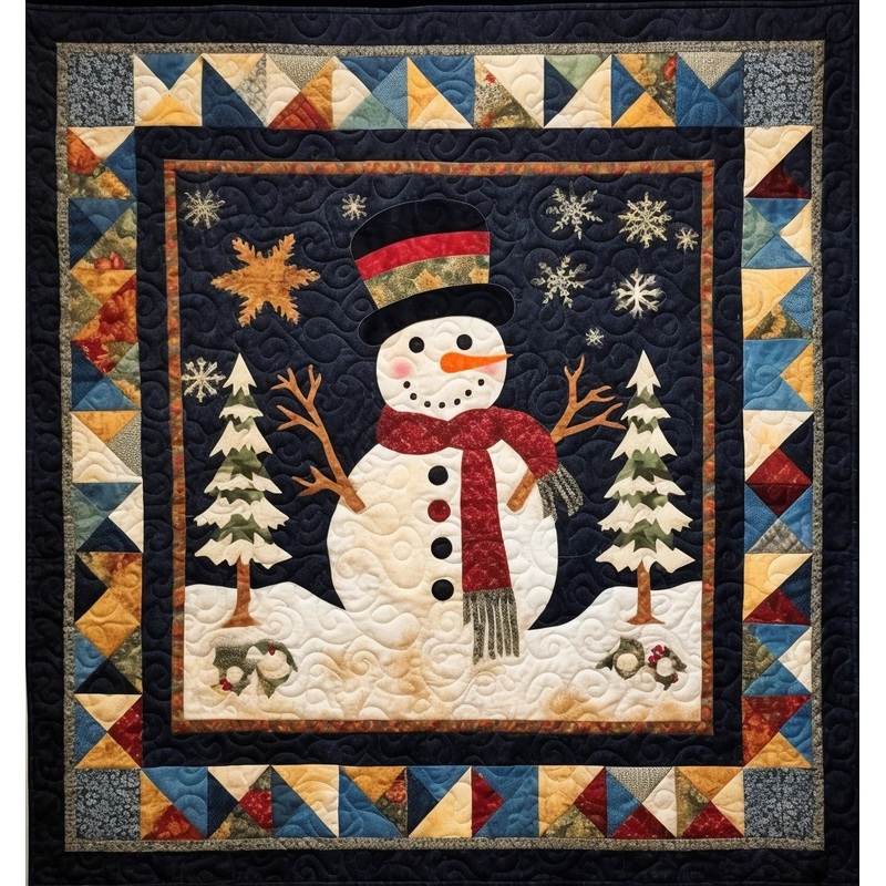 Snowman TAI14112319 Quilt Blanket