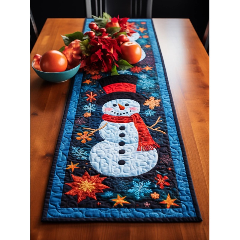 Snowman TAI15112333 Quilted Table Runner