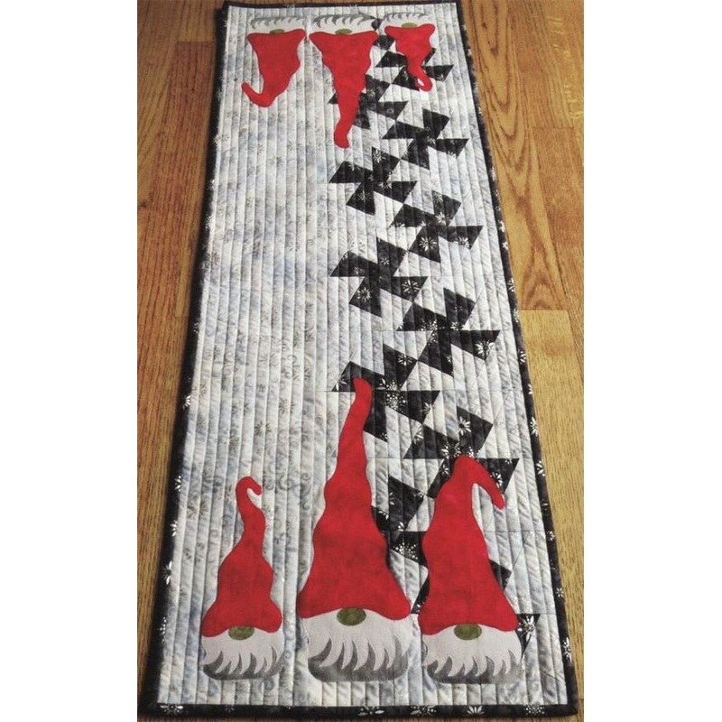 Christmas Gnome CLA20112373 Quilted Table Runner