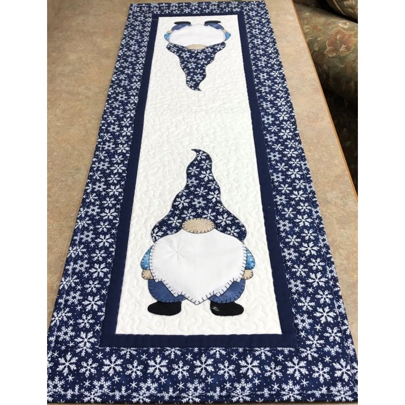 Christmas Gnome CLA20112375 Quilted Table Runner