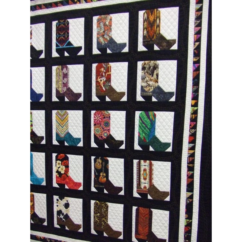 Cowboy Boot CLA20112342 Quilt Blanket