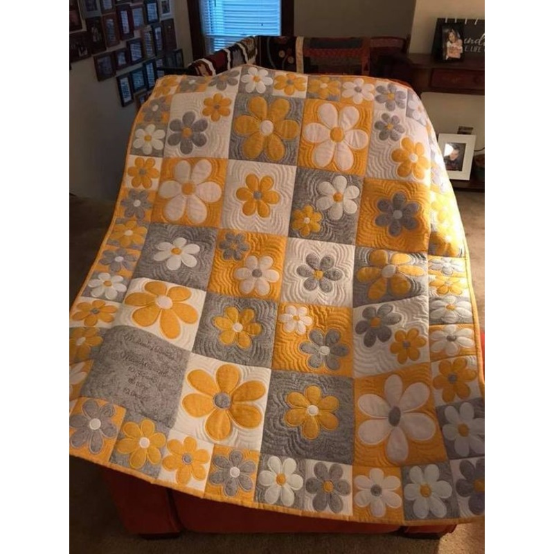 Flower CLA16112312 Quilt Blanket