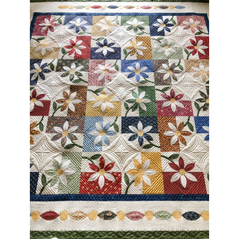 Flower CLA16112333 Quilt Blanket