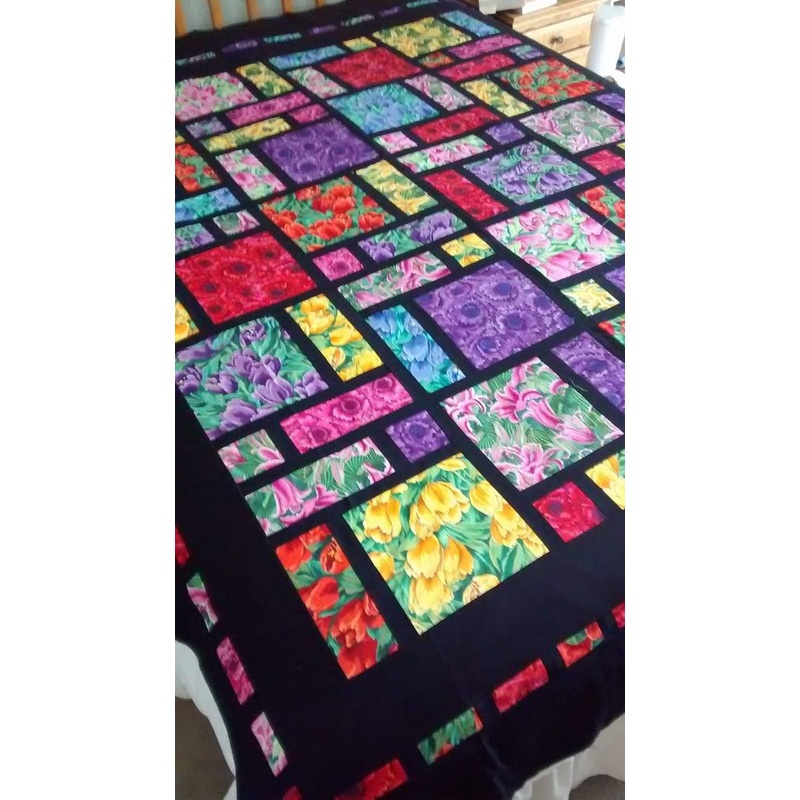 Flower Patchwork CLA16112328 Quilt Blanket