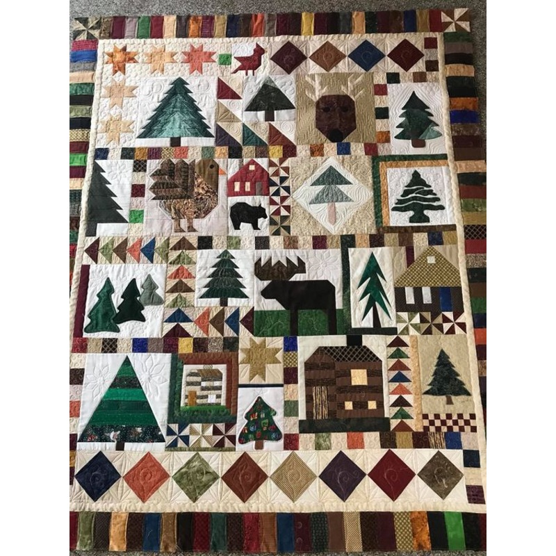 Forest Animals CLA20112302 Quilt Blanket
