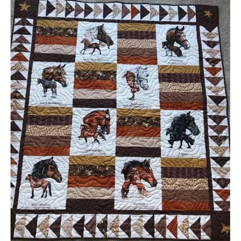 Horse CLA20112331 Quilt Blanket