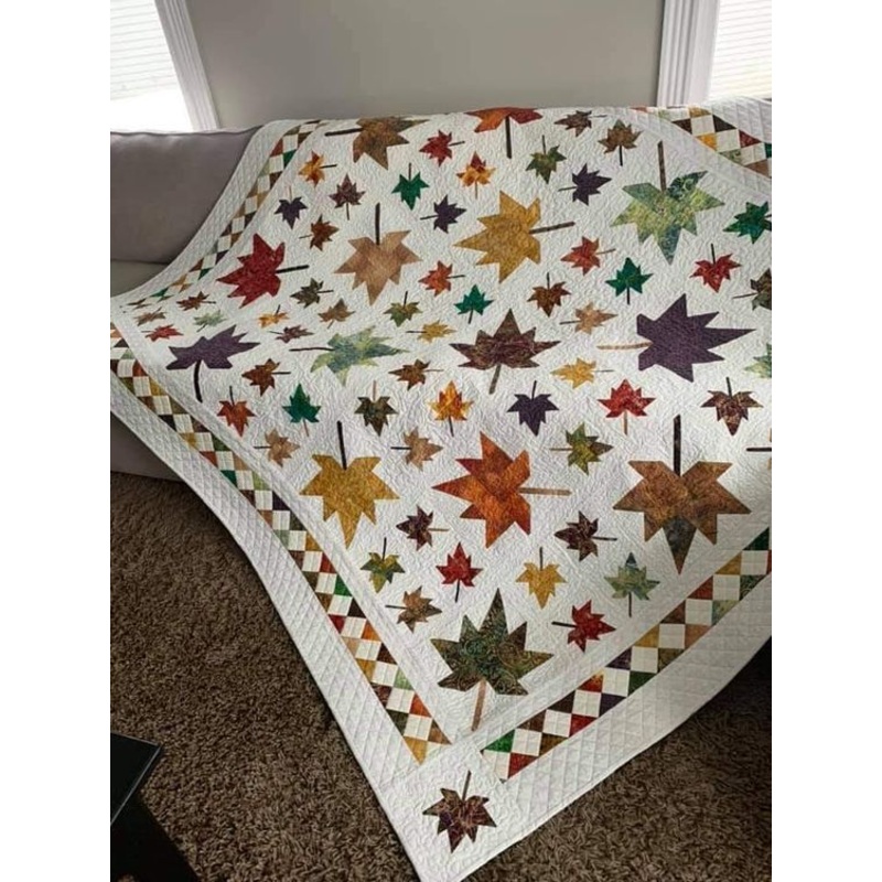Maple Leaves CLA21112306 Quilt Blanket