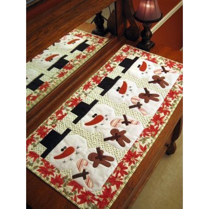 Snowman CLA20112356 Quilted Table Runner