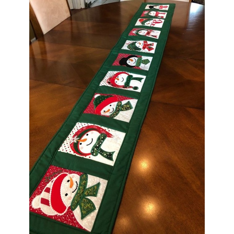 Snowman CLA20112378 Quilted Table Runner