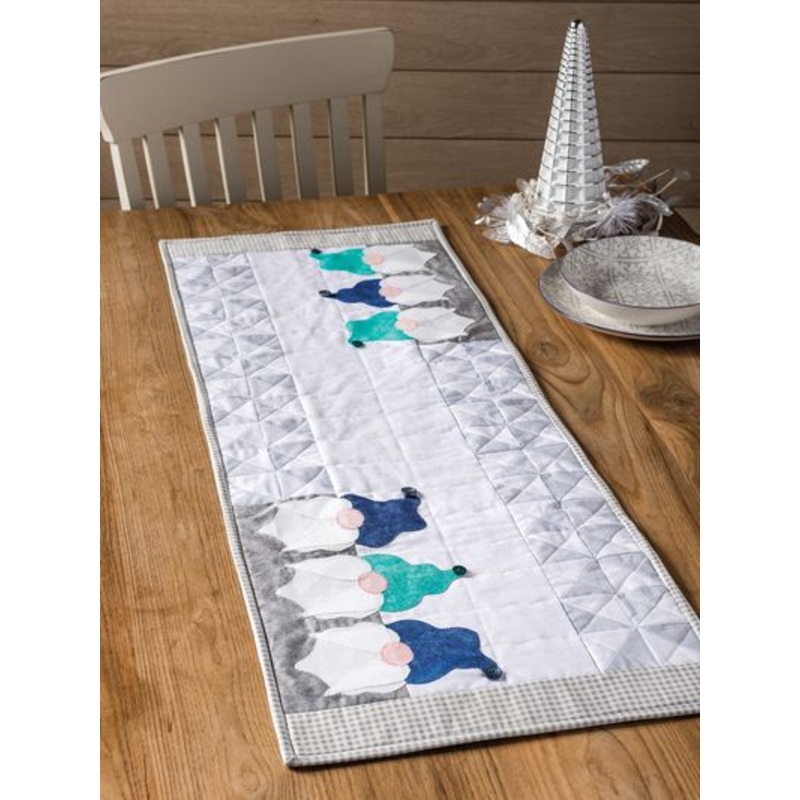 Christmas Gnome CLA21112341 Quilted Table Runner