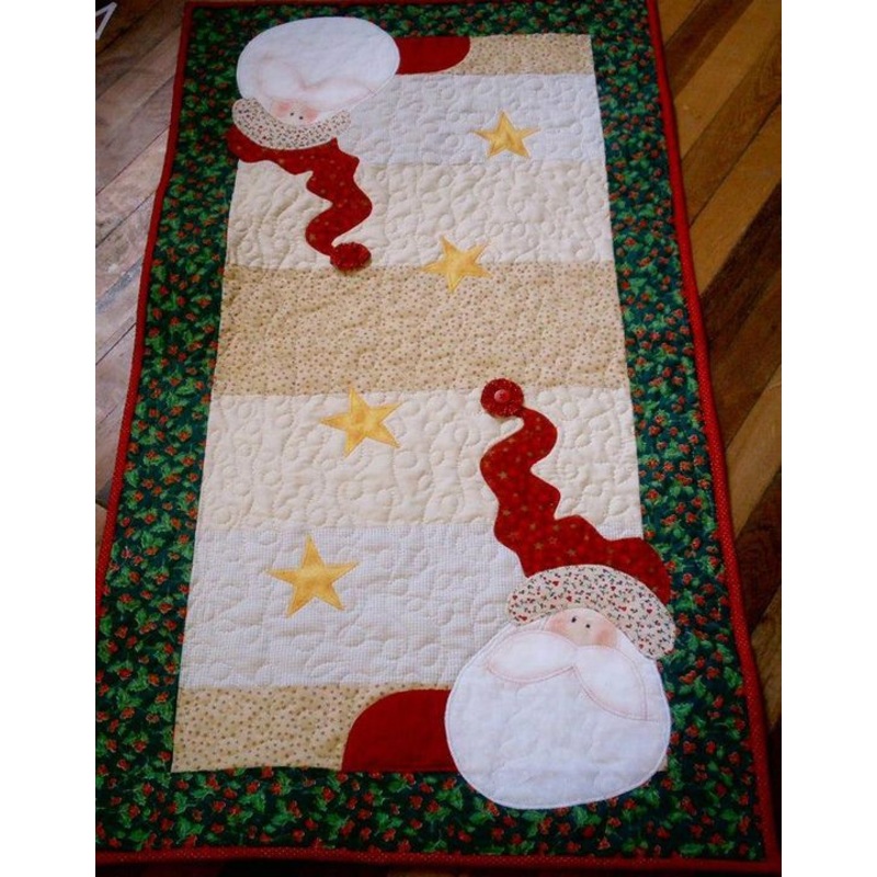 Christmas Santa CLA23112301 Quilted Table Runner