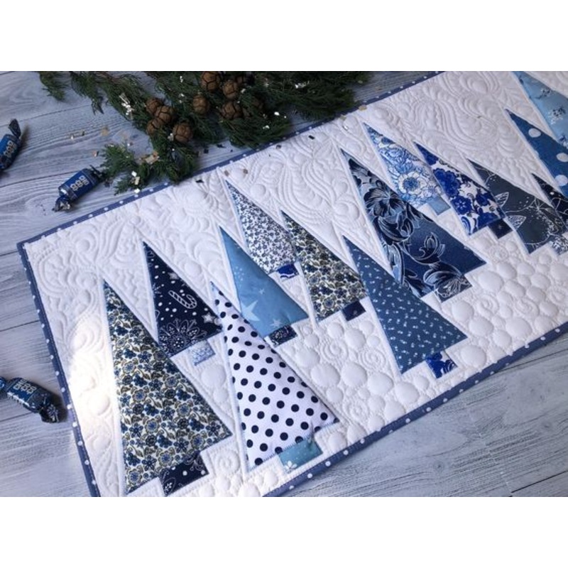 Christmas Tree CLA21112340 Quilted Table Runner