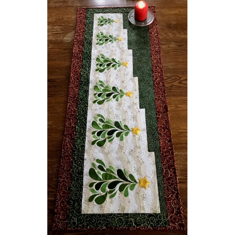 Christmas Tree CLA23112313 Quilted Table Runner