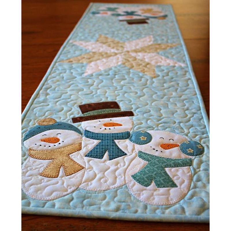 Snowman CLA21112339 Quilted Table Runner