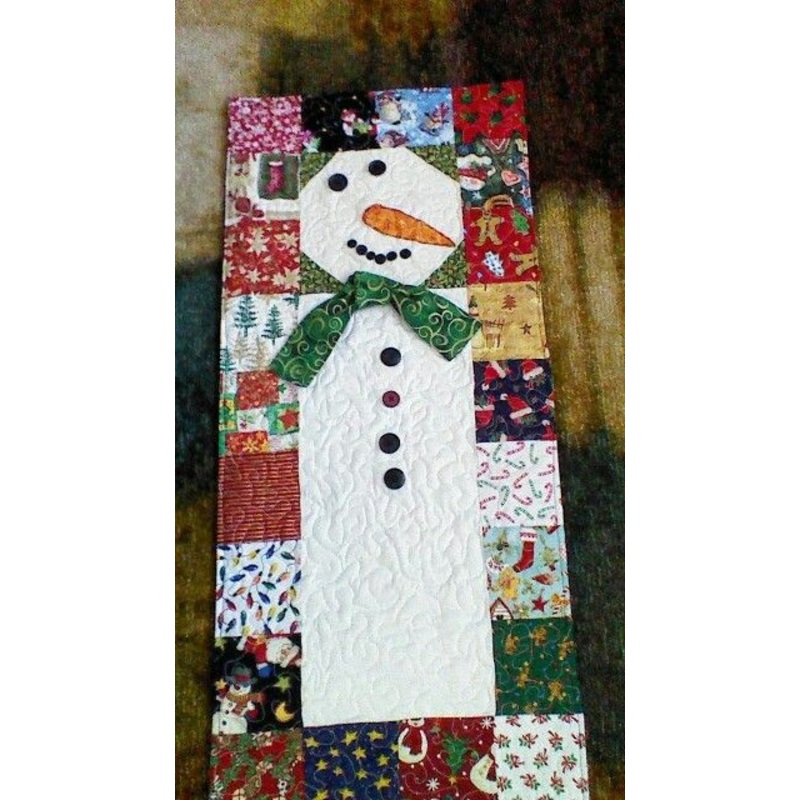 Snowman CLA21112342 Quilted Table Runner
