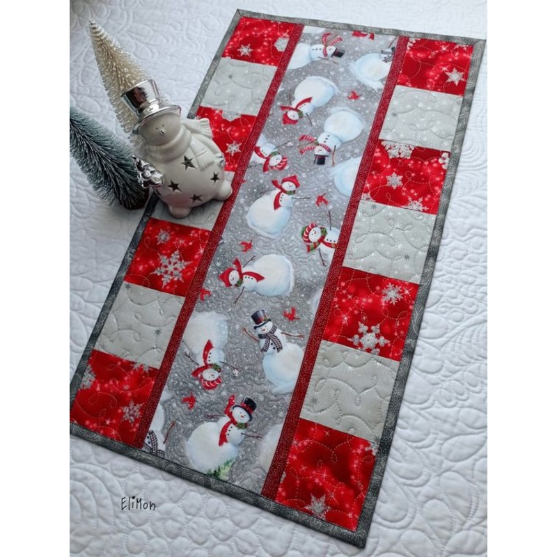 Snowman CLA21112358 Quilted Table Runner