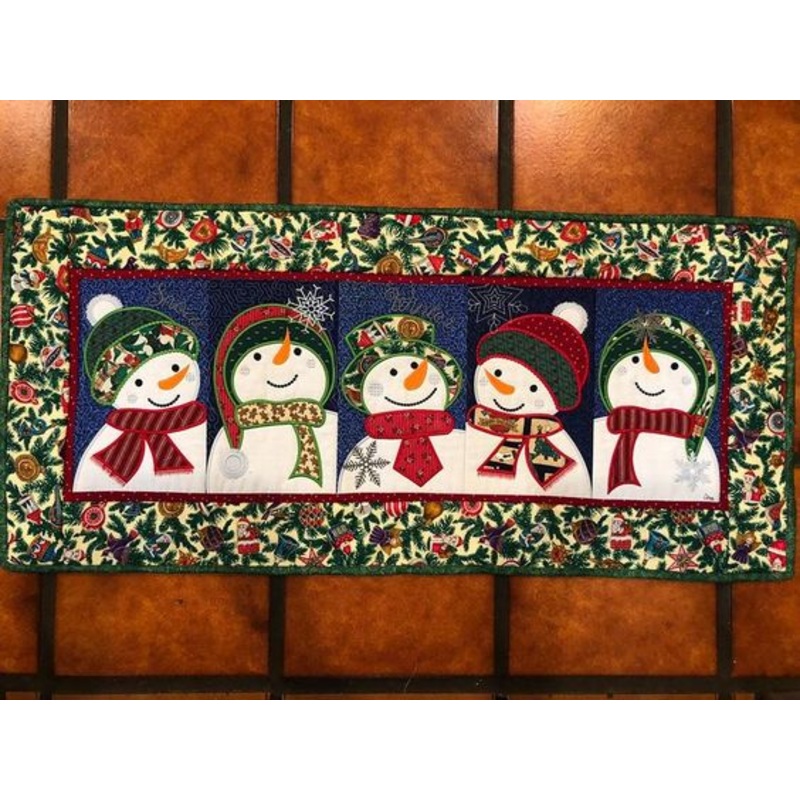 Snowman CLA21112361 Quilted Table Runner