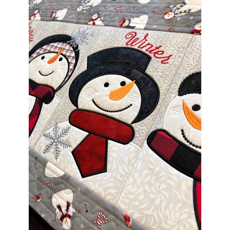 Snowman CLA21112363 Quilted Table Runner
