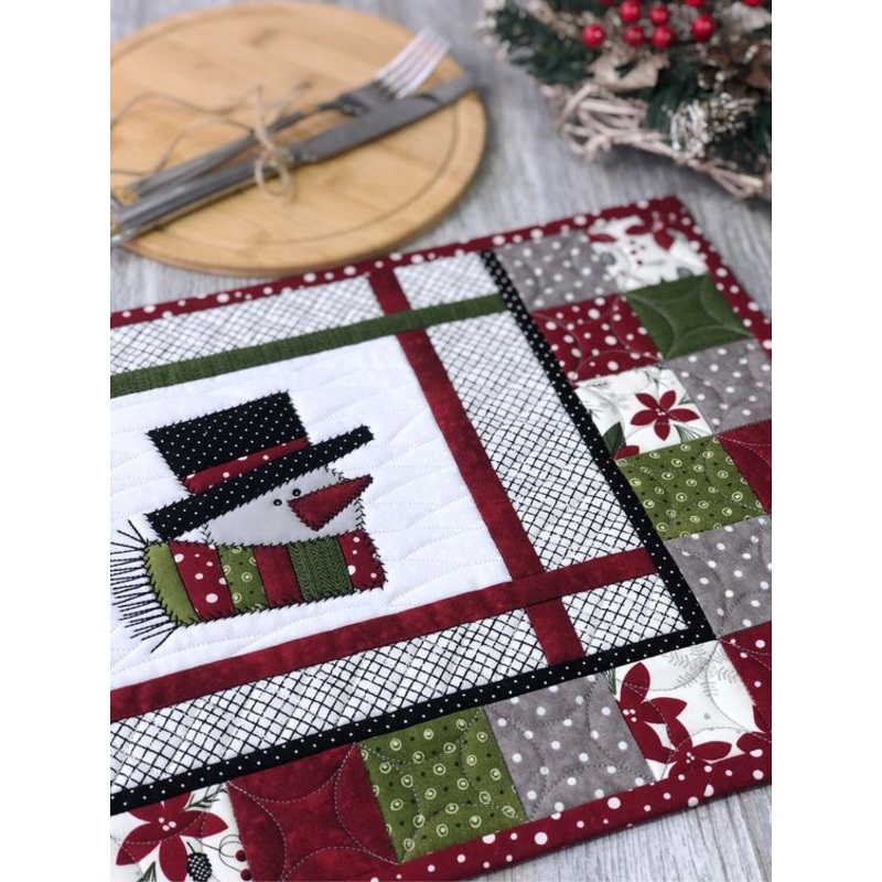 Snowman CLA21112379 Quilted Placemats