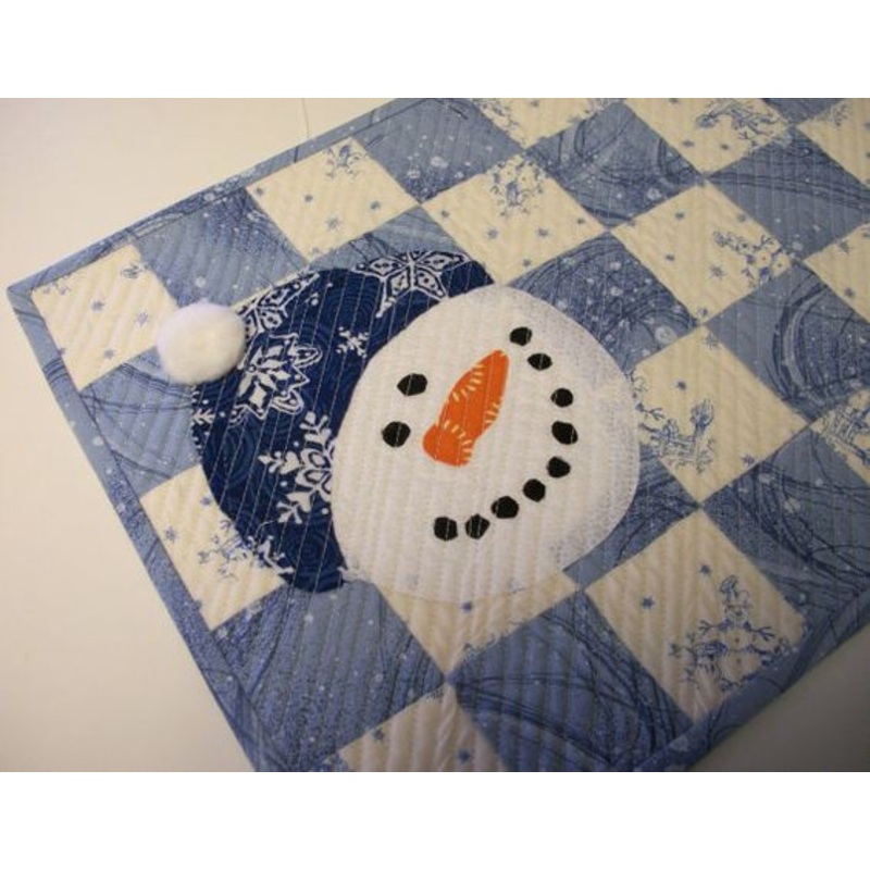 Snowman CLA21112392 Quilted Placemats