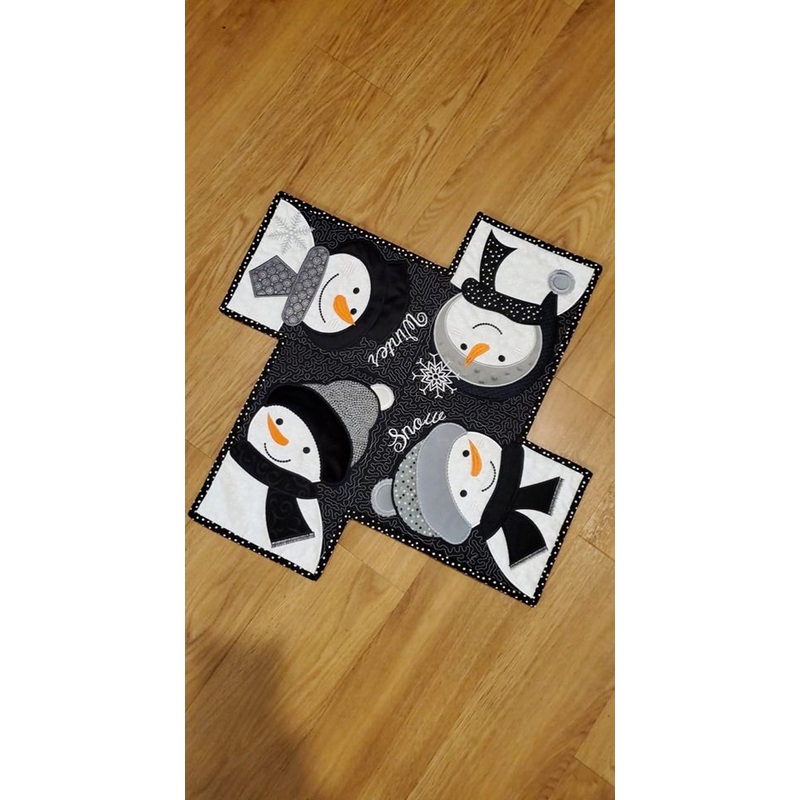 Snowman CLA21112396 Quilted Placemats