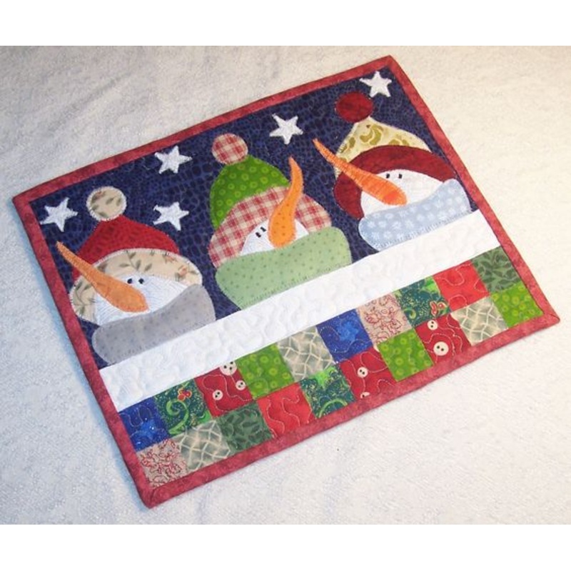 Snowman CLA21112397 Quilted Placemats