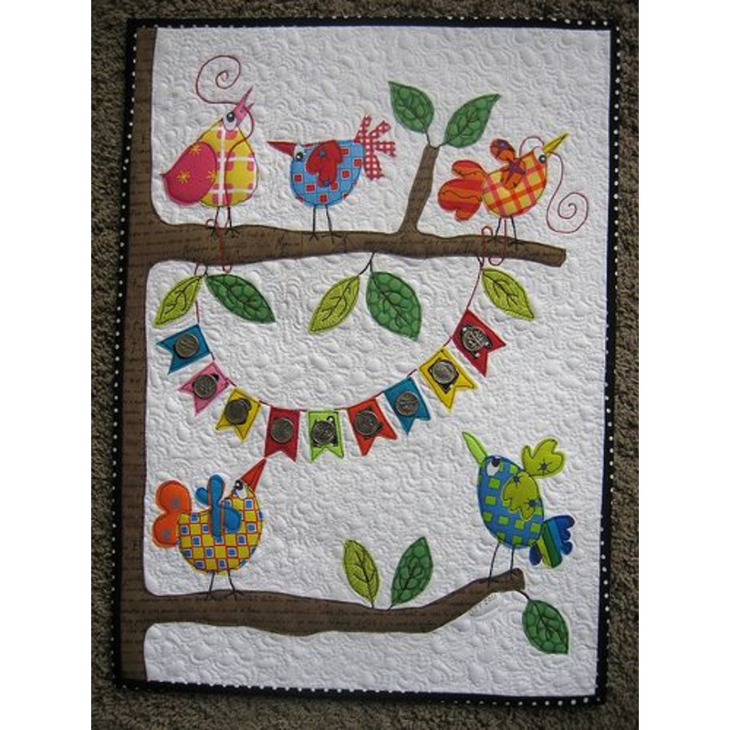 Bird CLA04122356 Quilted Placemats
