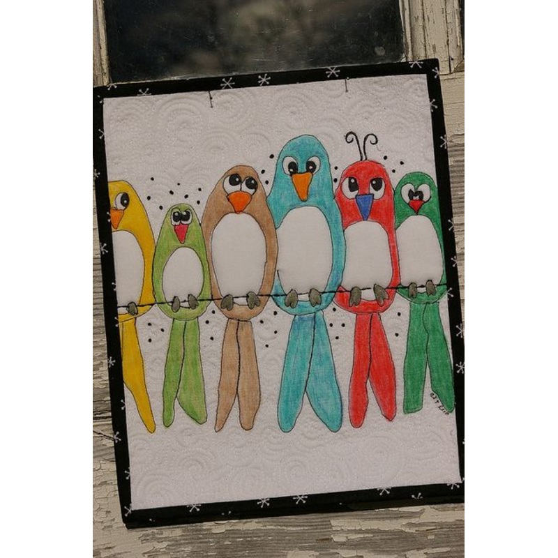 Bird CLA04122357 Quilted Placemats