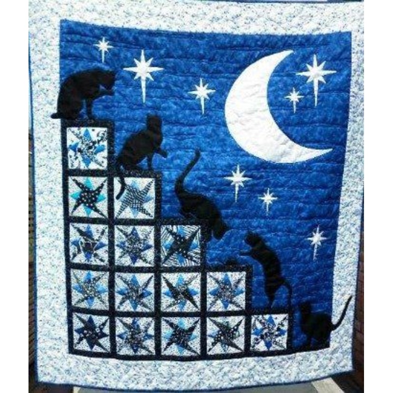 Black Cat CLA04122379 Quilt Blanket