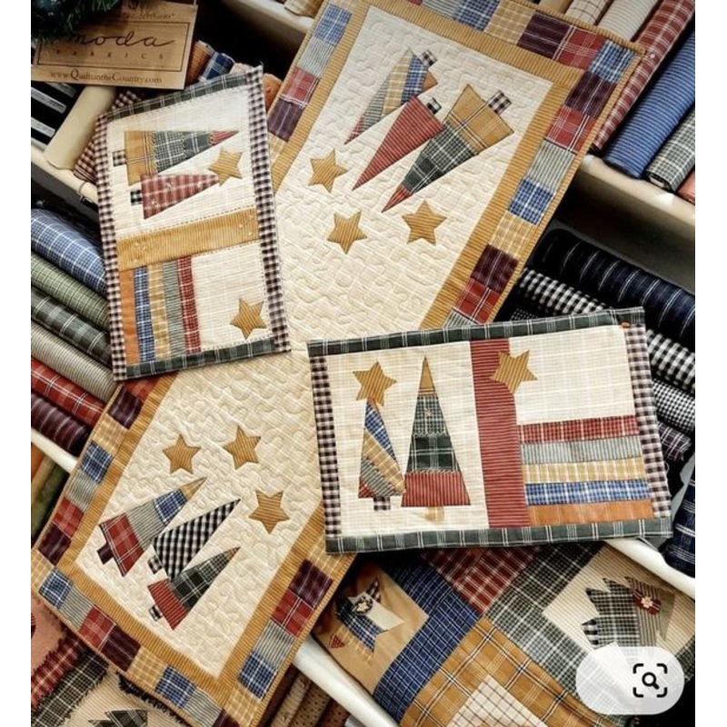 Christmas Tree CLA04122301 Quilted Table Runner